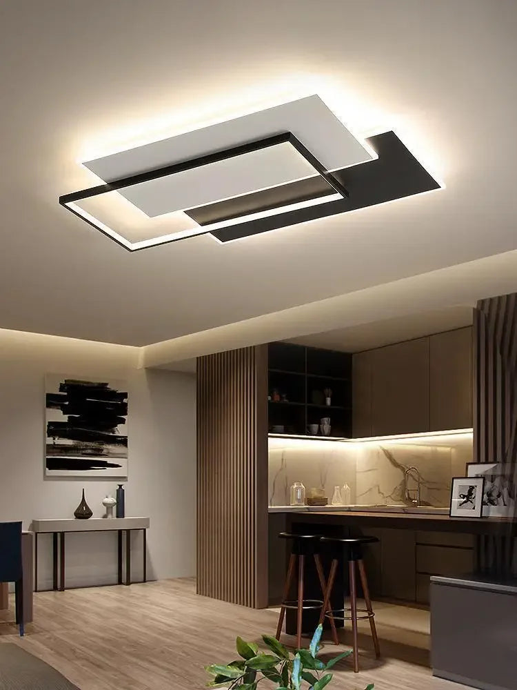 DecorBites™ LED Chandelier: Modern Dimming Lights for Home Living Dining Kitchen Bedroom Hall Lighting