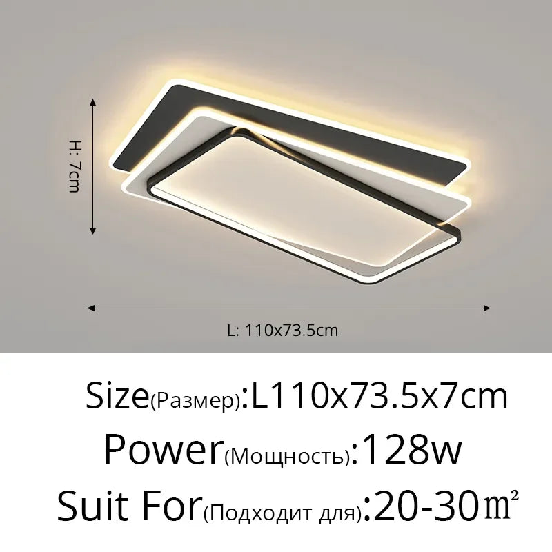 DecorBites™ LED Chandelier: Modern Dimming Lights for Home Living Dining Kitchen Bedroom Hall Lighting