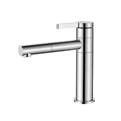 Minimalist Slim Faucet Hot and Cold Water Faucet Basin Mixer Tap Bathroom Faucet Hot and Cold Black Color