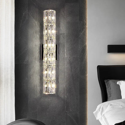 DecorBites™ Crystal Wall Lamp: Elegant Living Room TV Background Bedroom Bedside Light