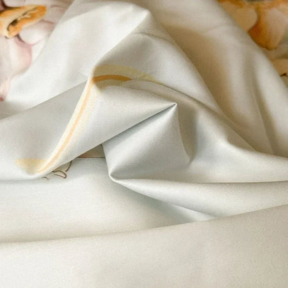 DecorBites™ Egyptian Cotton Bedding Set: Queen King Full Size Sheet Pillowcase Comforter Cover