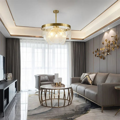 DecorBites™ LED Bubble Glass Ceiling Chandelier Light Fixture for Dining Kitchen Bedroom