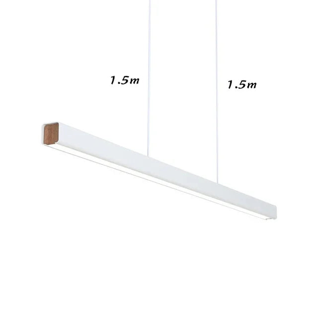 White Black Linear Pendant