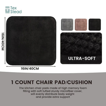 Decobites U-Shaped Foam Seat Cushions: Non-Slip, Soft & Washable Chair Pads