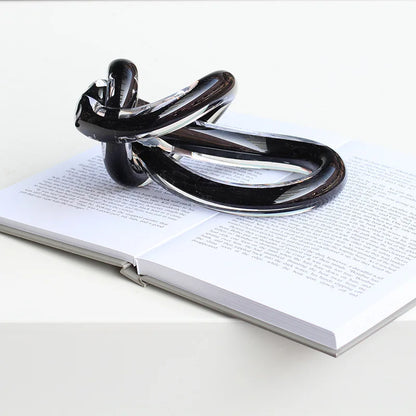 ديكورات منزلية من ديكوربايتس™ بعقدة خيط زجاجية هندسية