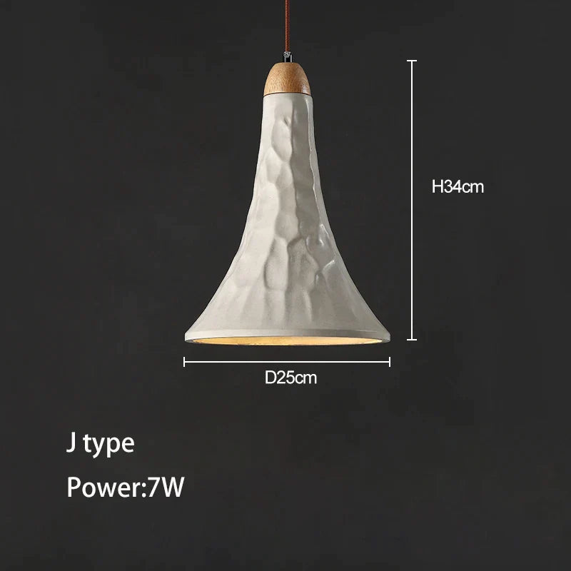 DecorBites™ Concrete Ceiling Hanging Pendant Chandelier for Bedroom, Restaurant, and Bar