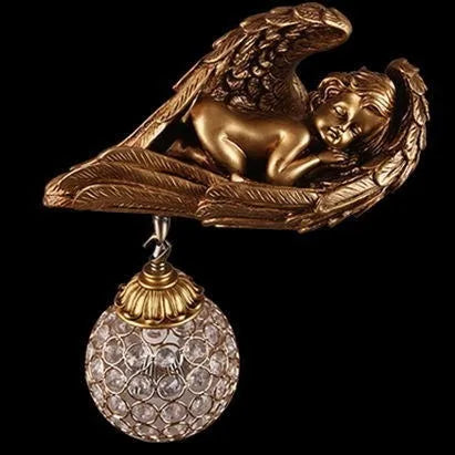 DecorBites™ Little Angel Wall Lamp: Creative Bedroom Decor for Living Room & Children's Spaces