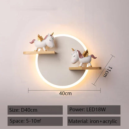 DecorBites™ LED Wall Lamp: Modern Nordic Design for Children's Room, Aisle, Bedroom, Living Room