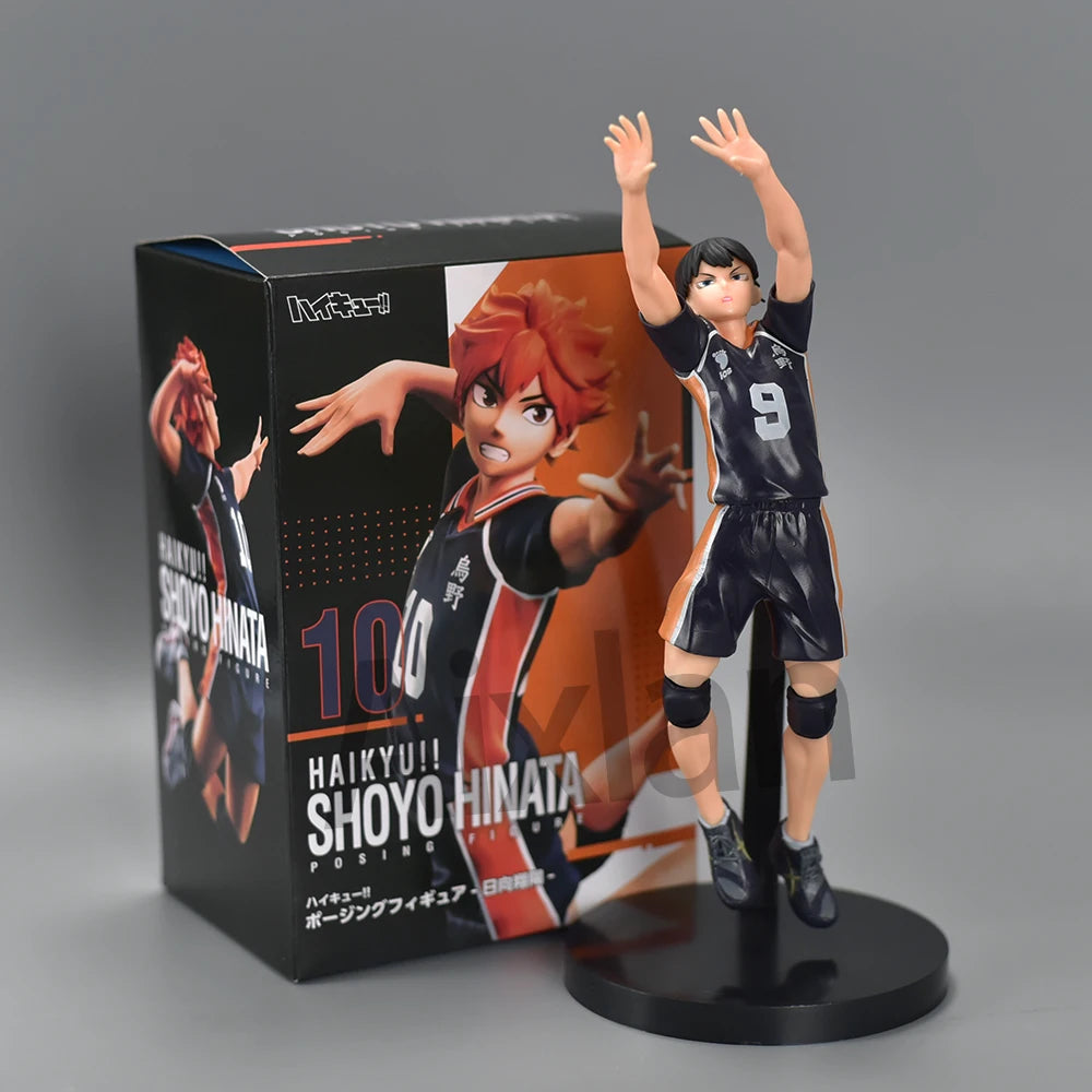 Japanese anime Haikyuu!! Figure Shoyo Hinata Tobio Kageyama PVC Action Figure Christmas Gift Collectible Model Toys Kid DOll