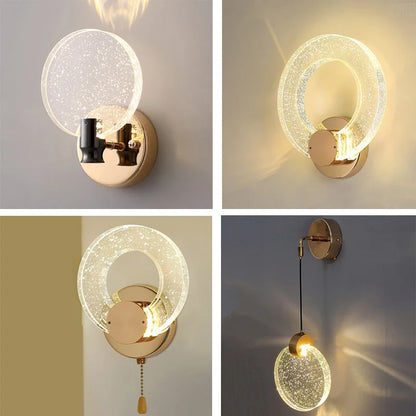 DecorBites™ Bubble Crystal Pendant Lights: Nordic LED Hanging Lamps for Living Room, Bedroom & Dining Area
