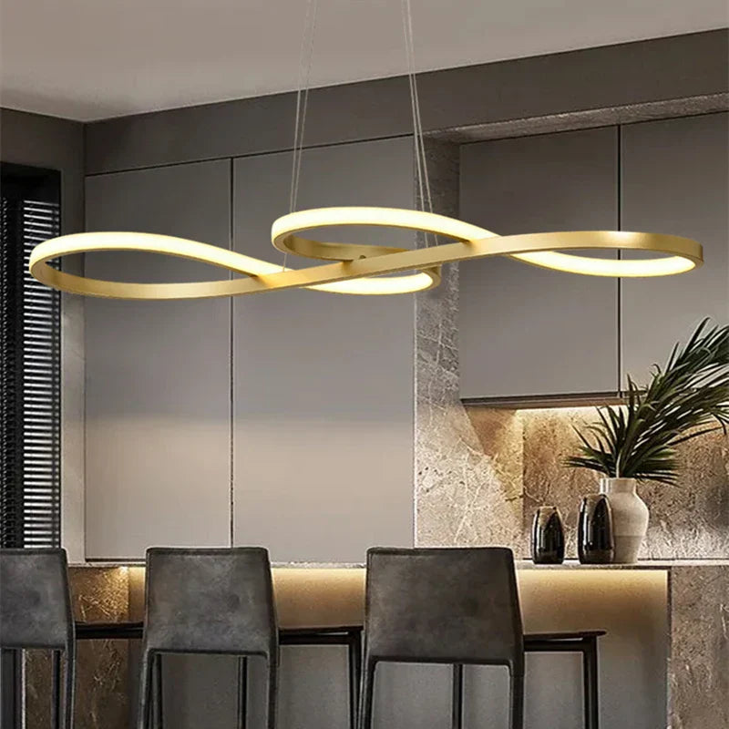 DecorBites™ Elegant Pendant Lights for Dining, Kitchen, Living Room - Modern LED Chandelier ArrayCollection
