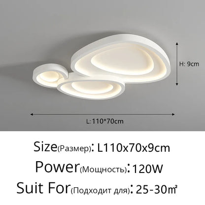 DecorBites™ LED Flower Chandelier for Modern Bedroom Ceiling Lamps - Indoor Lighting for Home