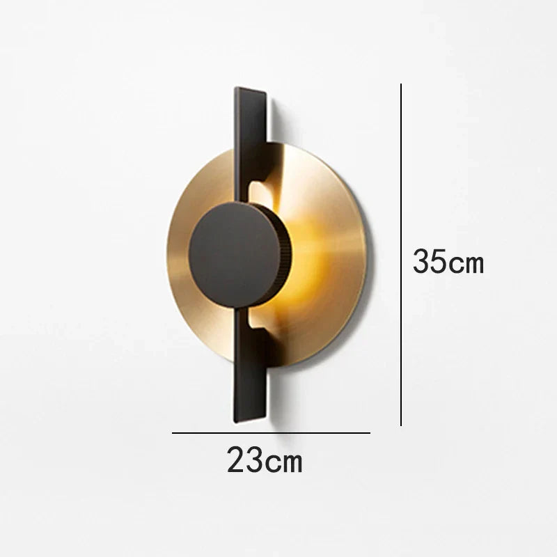Lámpara de pared decorativa LED Decorbites™ Gold Iron Art Designer Sconce