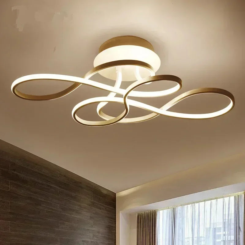 DecorBites™ LED Chandelier Modern Ceiling Lamp for Living Dining Bedroom Home Lighting