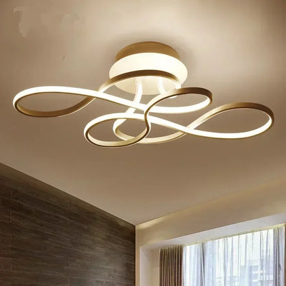 DecorBites™ LED Chandelier Modern Ceiling Lamp for Living Dining Bedroom Home Lighting