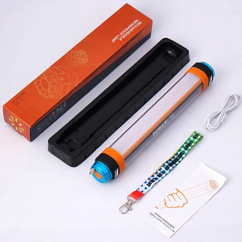 Decorbites™ Luz de Campamento LED: Portátil, Impermeable, Recargable, Linterna Magnética