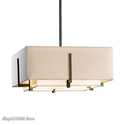 DecorBites™ Chinese Cloth Art Pendant Lamp Modern Minimalist Living Room ceiling lamp.