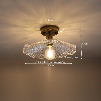 DecorBites™ Green Glass LED Pendant Light - Nordic Modern Copper Luminaire Suspendu