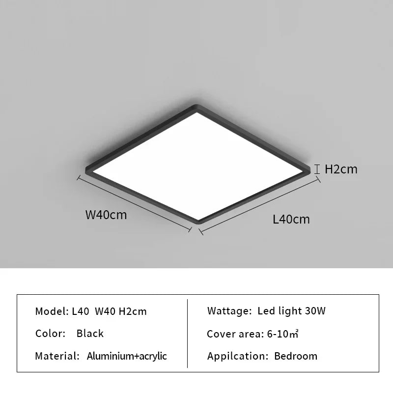 DecorBites™ LED Ceiling Lights for Home Deco - Minimalist Modern Lighting Fixture