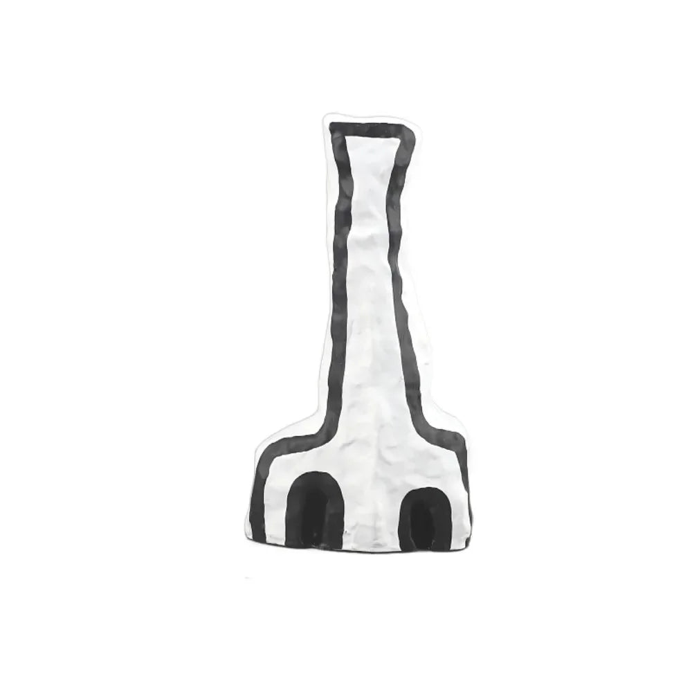 DecorBites™ Abstract Geometric Eye Pattern Vase Resin Handicraft Room Decoration