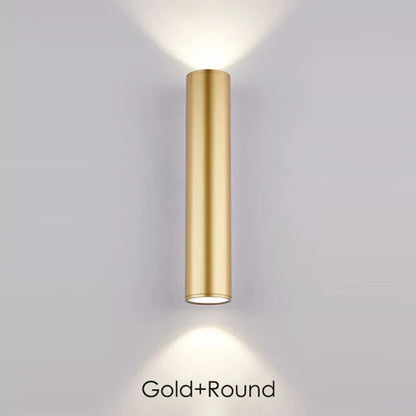 DecorBites™ Gold LED Wall Lamp 96V 220V IP67 Waterproof Outdoor Sconce Light