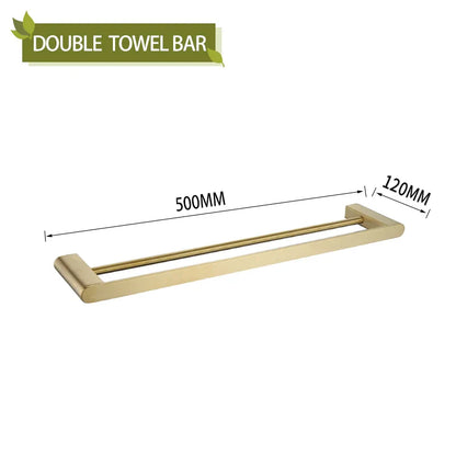 DecorBites™ Bathroom Accessories Set: Towel Strip, Track, Holder, Rack, Hook, Dish, Toilet