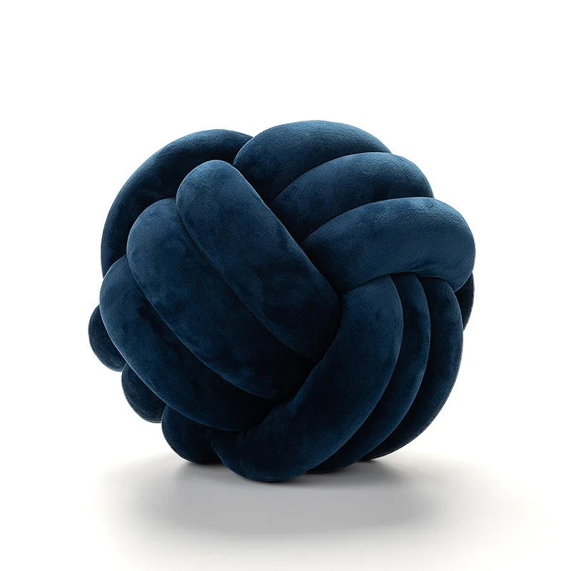 Plush Knot Ball Pillow 28cm Japanese Style