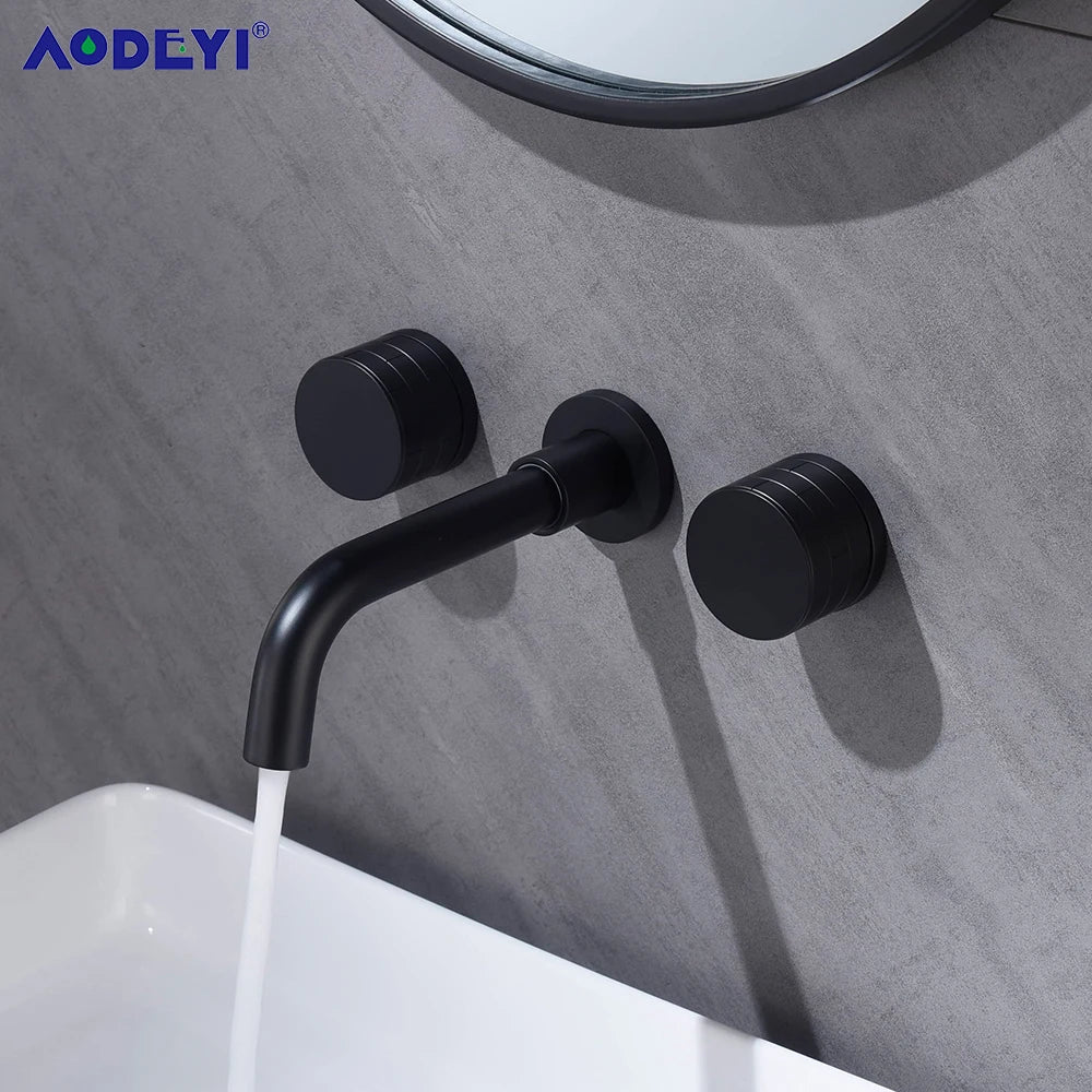 Black Wall Mounted Faucet