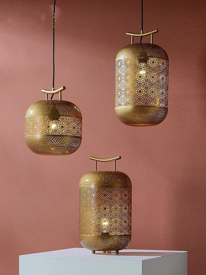 DecorBites™ Chinese Zen Art Birdcage Pendant Light for Restaurant Tea Room