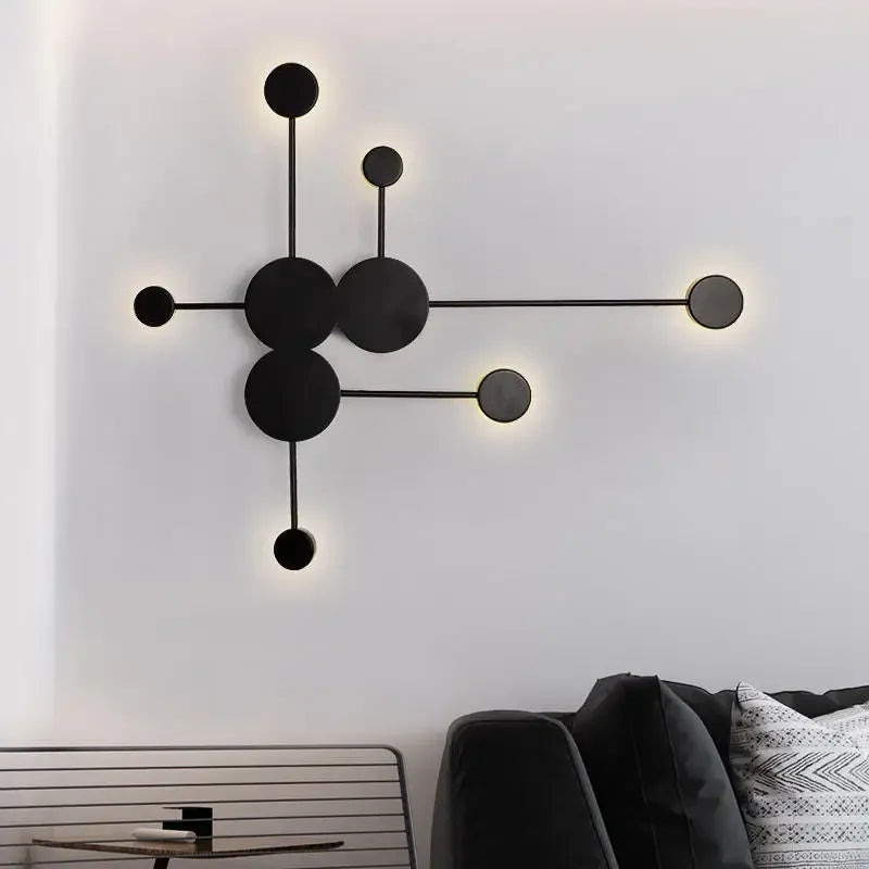 Lámpara de pared LED RGB DecorBites™ Creative Line para sala de estar, dormitorio, minimalismo nórdico