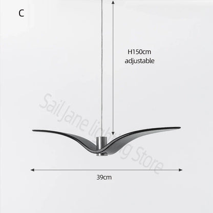 DecorBites™ LED Seagull Chandelier: Designer Decor Villa Bird Restaurant Staircase Chandelier