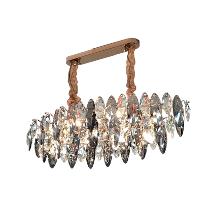 مصابيح LED كريستالية قابلة للتعتيم من DecorBites™: مصابيح معلقة فنية داخلية عصرية