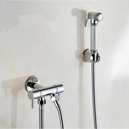 DecorBites™ Brass Bidet Shattaf System for Hygienic Washing and Anal Shower