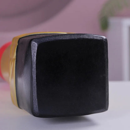DecorBites™ Lipstick Vase: Resin Cartoon Ornament for Room Decoration and Floral Arrangement