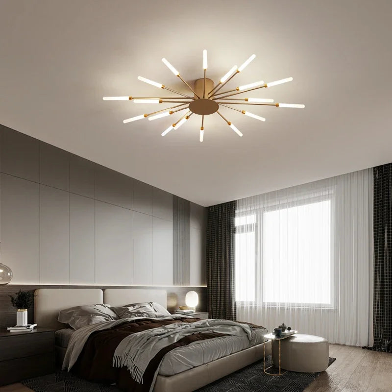 DecorBites™ LED Indoor Ceiling Light: Modern Art Luster for Bedroom Hall Living Kids Room
