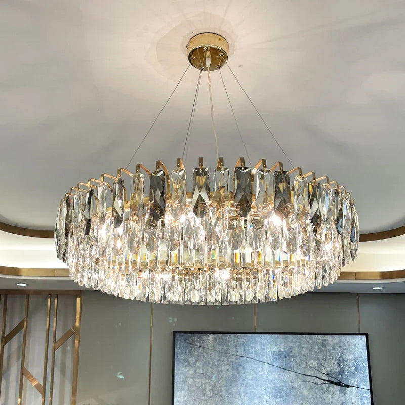 Gold Crystal Luxury Fixture
