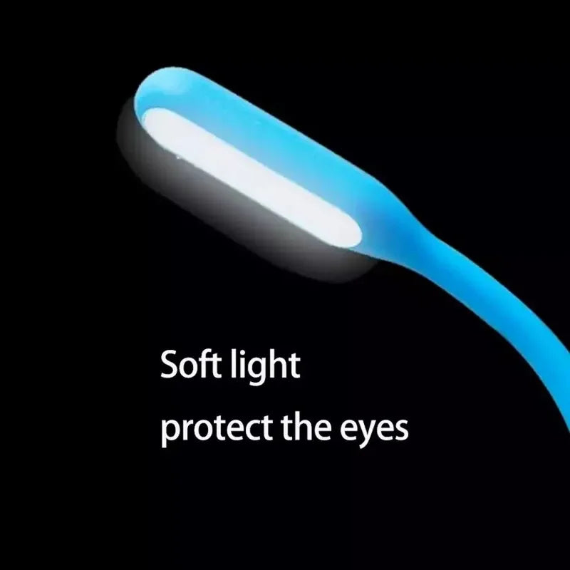 Decorbites™ Luz LED para Libros: Lámpara Portátil USB para Banco de Energía/Computadora, Protege la Vista
