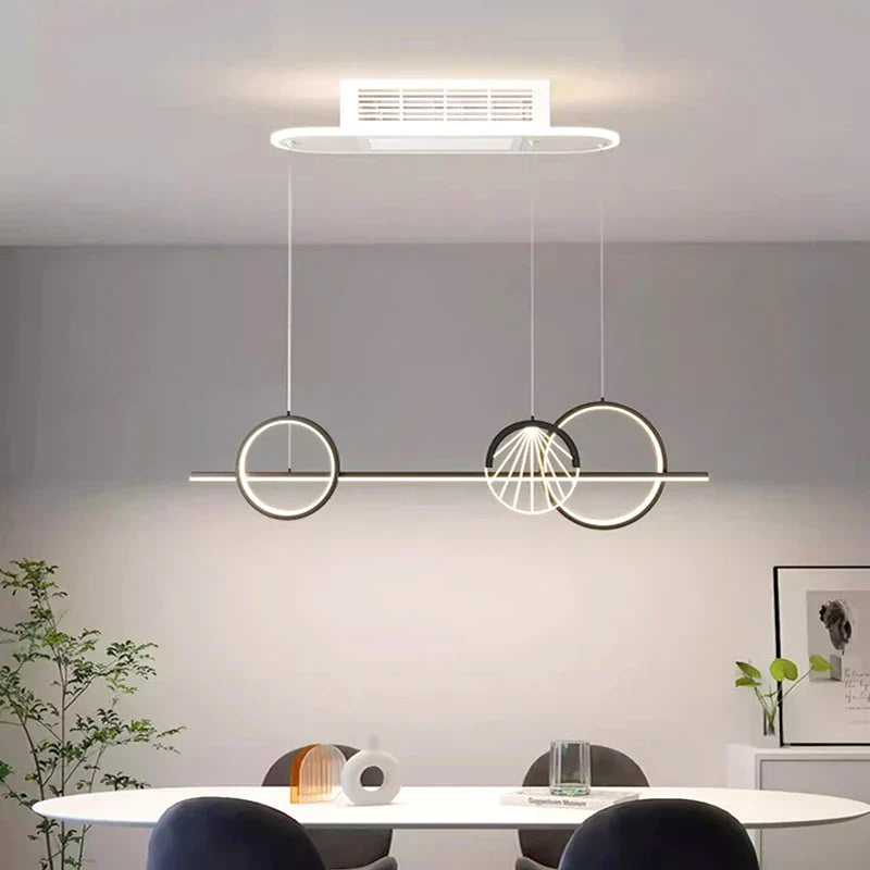 Bladeless LED Ceiling Fan Remote Kids Room