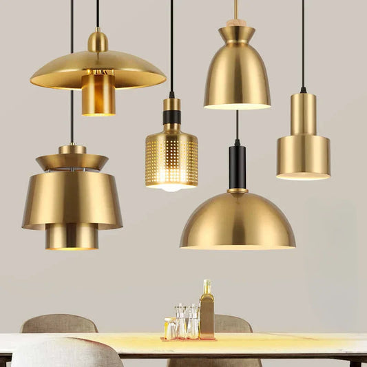 DecorBites™ Gold Nordic Chandelier for Kitchen Bedroom Living Room Study Loft Aisle