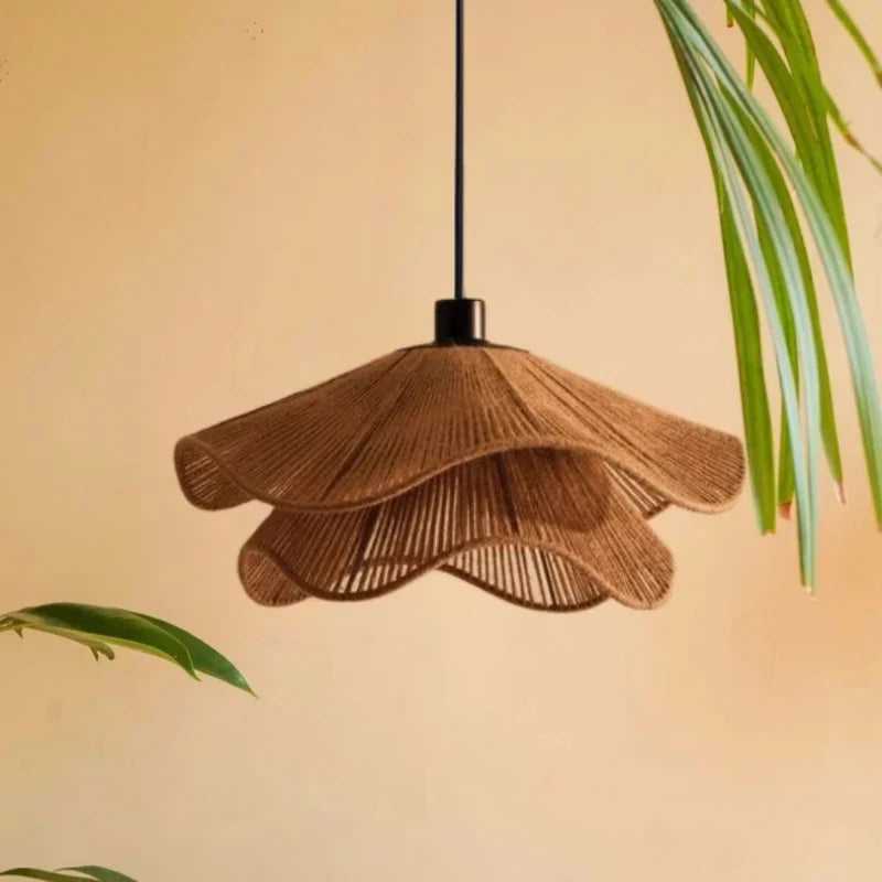Hemp Knit Pendant Light