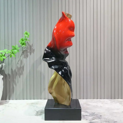 DecorBites™ Abstract Art Ribbon Sculpture for Large Living Room Floor Decoration