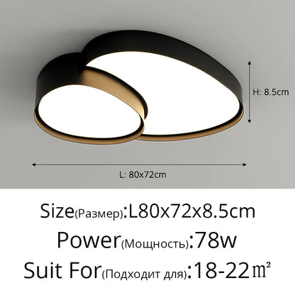 DecorBites™ Cloud Ceiling Lights: Modern & Simple Recessed LED Lamp for Living Room, Bedroom, Study