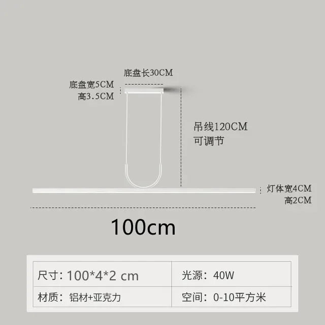 DecorBites™ LED Black Ceiling Chandelier for Dining Room Kitchen Island - Modern Home Decor Lighting