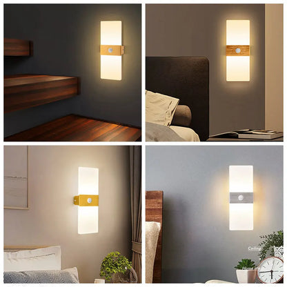 DecorBites™ LED Motion Sensor Wall Light for Hallway Stairway Bedroom - Smart Sensing AC85-265V