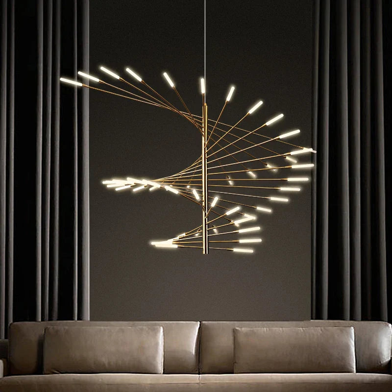 Luz colgante de techo LED Fireworks™ Decorbites - Decoración de habitación moderna de lujo regulable