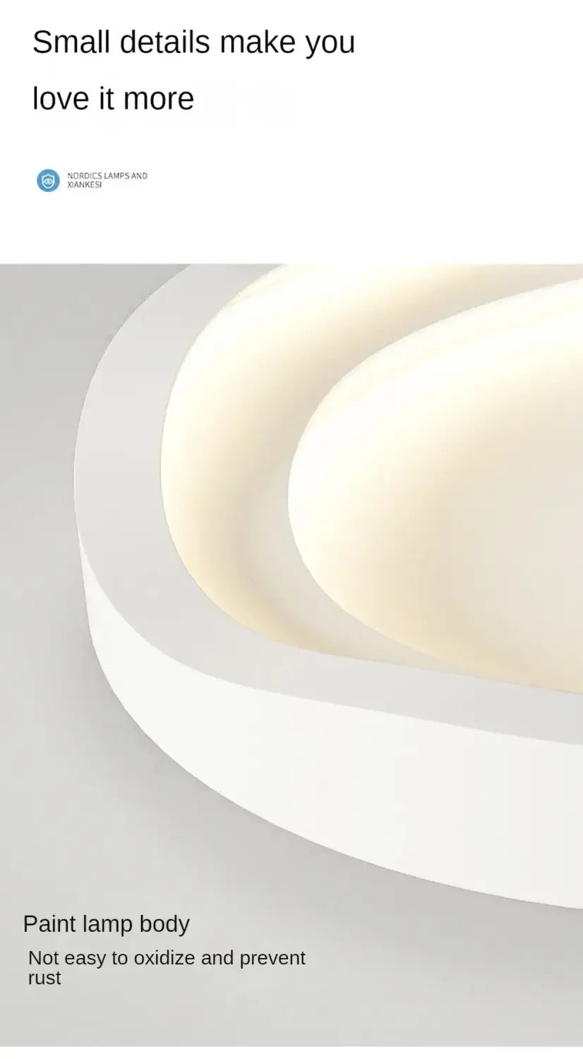 DecorBites™ White LED Ceiling Lamps - Modern Minimalist Home Decor