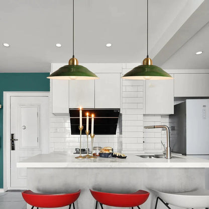 DecorBites™ Iron Industrial Chandeliers, Nordic Pendant Light for Home, Retro Loft Hanging Lamps