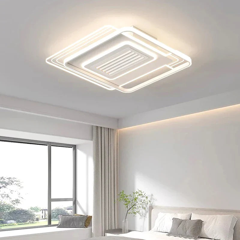 مروحة سقف غرفة نوم الأطفال DecorBites™ مع جهاز تحكم عن بعد وإضاءة - مروحة LED حديثة بدون شفرات