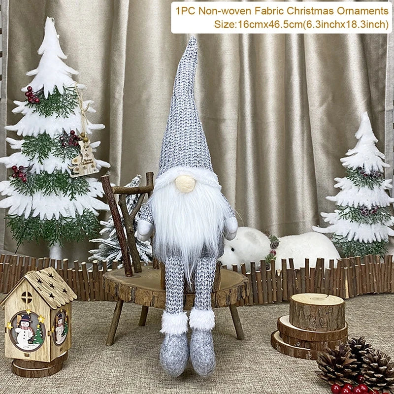 Gnome Christmas Faceless Doll Merry Christmas Decorations for Home 2024 Christmas Ornament Xmas Navidad Noel Gifts New Year 2025