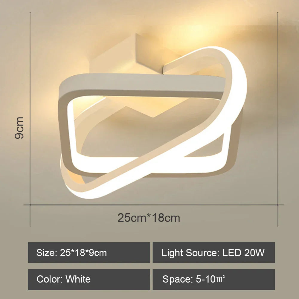 Lámpara de techo LED DecorBites™ para iluminación moderna de salas de estar y dormitorios